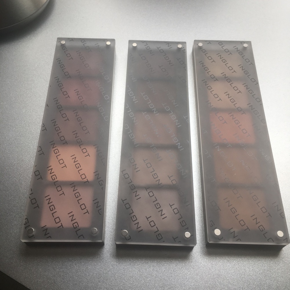 INGLOT Eyeshadow Palettes — Warm Neutrals and Peachy Browns